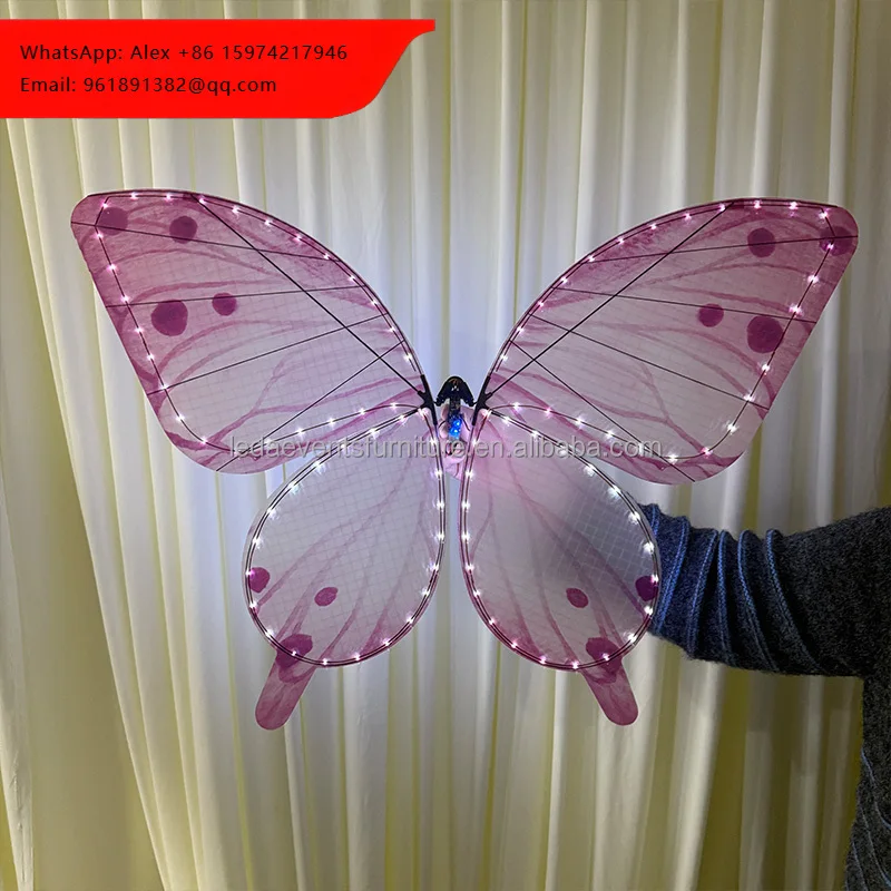 

LEDA New Design Luminous Bionic Flying Butterfly Simulated Dynamic Insect Butterfly RC Radio Transmitter For Party Decoration