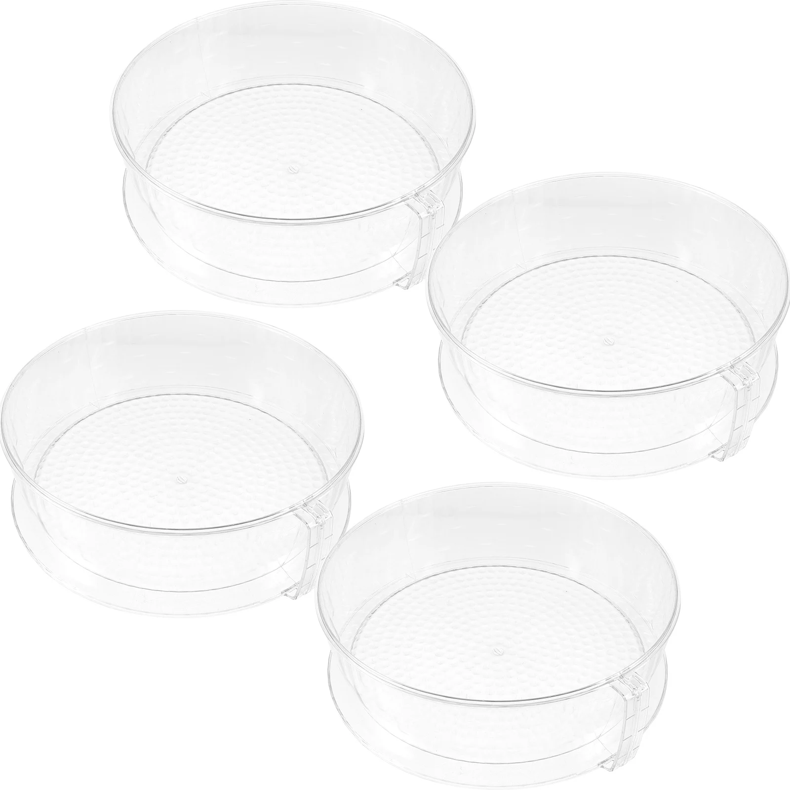 

1 Set Plastic Stackable Transparent Kitchen Protector For Cake Dessert Display Insulating Protective Cake Plate Lid Decorative