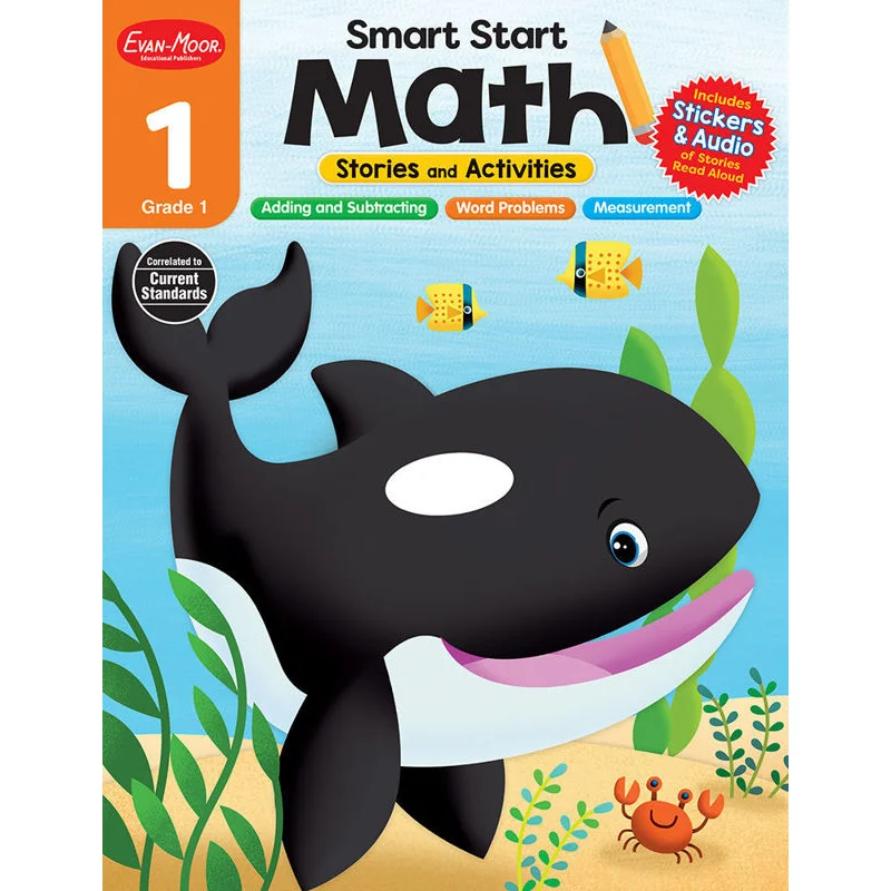 Smart Start Math Grade 1 EvanMoor EvanMoor 9781645141525 Book