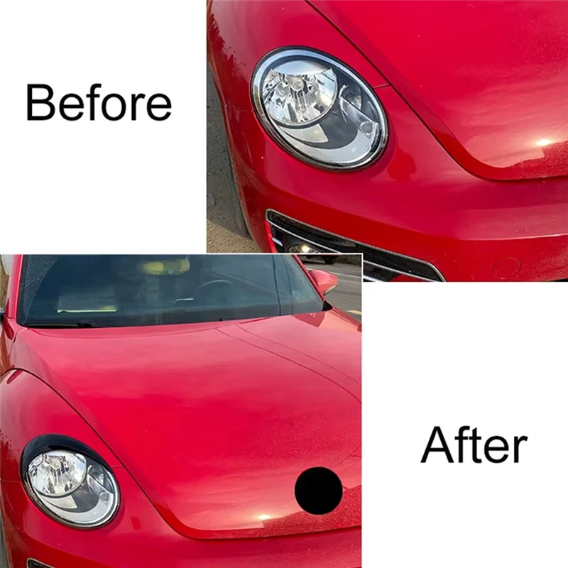 

AB56-для VW Beetle 2012-2018 автомобильная фара, накладка для бровей, накладка на фару, свет, веки, наклейка на ресницы
