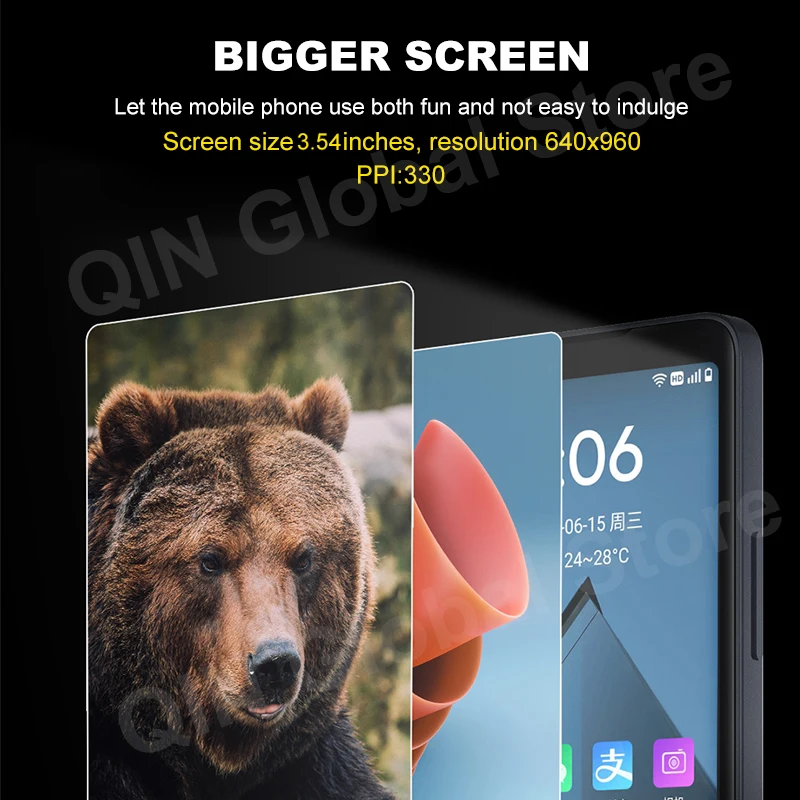 QIN F22 Pro 4GB 64GB Android Phone 3.54 Touch Screen