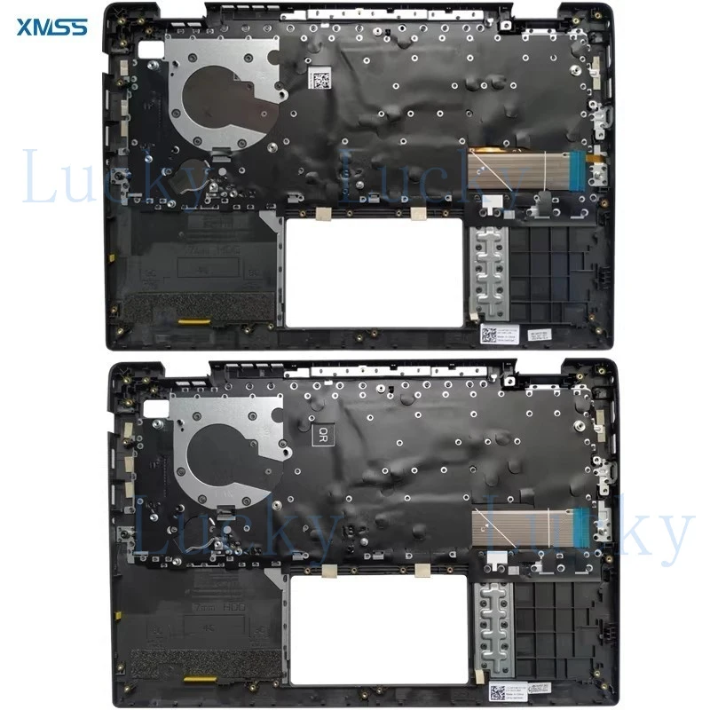 

f New Palmrest Upper Cover US Keyboard W/ Backlit For Dell Latitude 3420