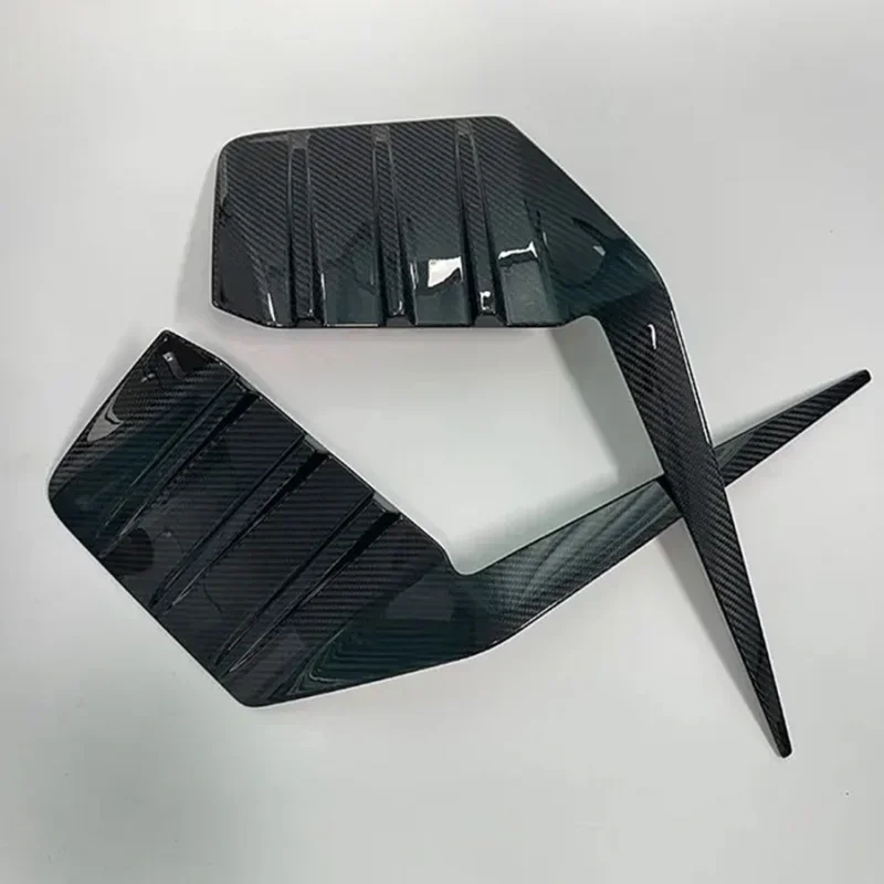 لسيارات BMW G87 M2 غطاء المصد الخلفي من ألياف الكربون الجافة فتحة التهوية إضافة على الناشر سبويلر الجانب تعزيز جماليات المركبات 23-25 #3