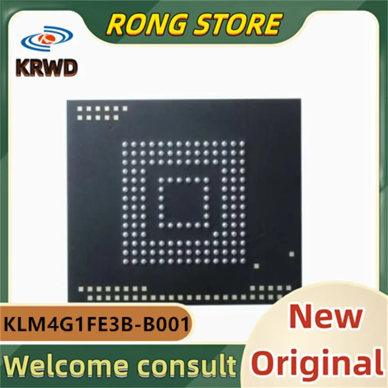 (3 pezzi) KLM4G1FE3B-B001 KLM4G1FE3B 4 GB FBGA153 Chip IC nuovo e originale