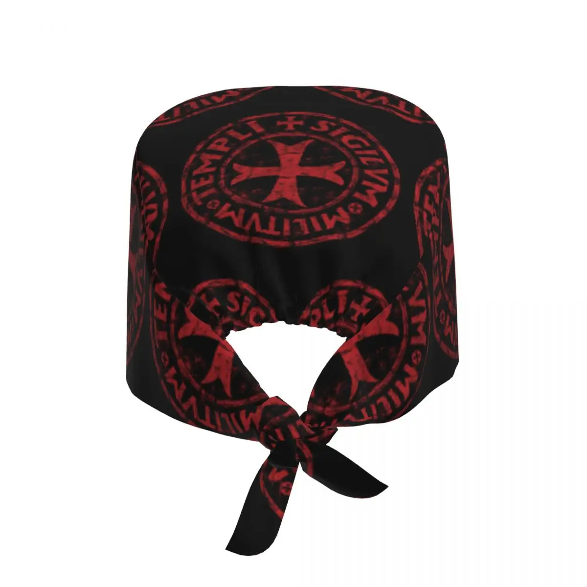 Templar Knight Seal Cross Medieval Deus Vult Cleaning Working Cap Men Women Scrub Cap Surgicals Hat Nurse Scrubs Hat For Dentist