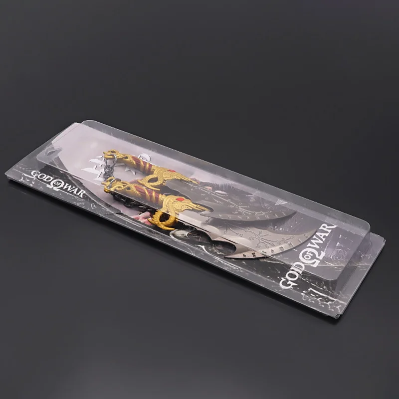 15 سنتيمتر إله الحرب شفرة الفوضى سلاح معدني كامل نموذج كراتوس الشكل السيف لعبة الحرف الحلي الشكل مجموعات الهدايا