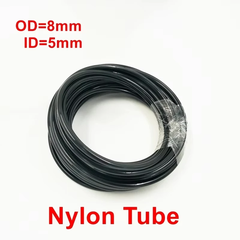 

10meter/lot Nylon Tube PA8X5mm OD 8mm ID 5mm Plastic Flexible Pipe PolyamideTube