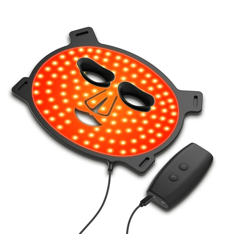 หน้ากากซิลิโคน LED 368 ดวง สำหรับบำรุงผิวหน้าด้วยโฟตอนที่บ้าน เทคโนโลยีล้ำสมัย บำรุงผิวอย่างล้ำลึก เหมาะสำหรับผู้หญิง