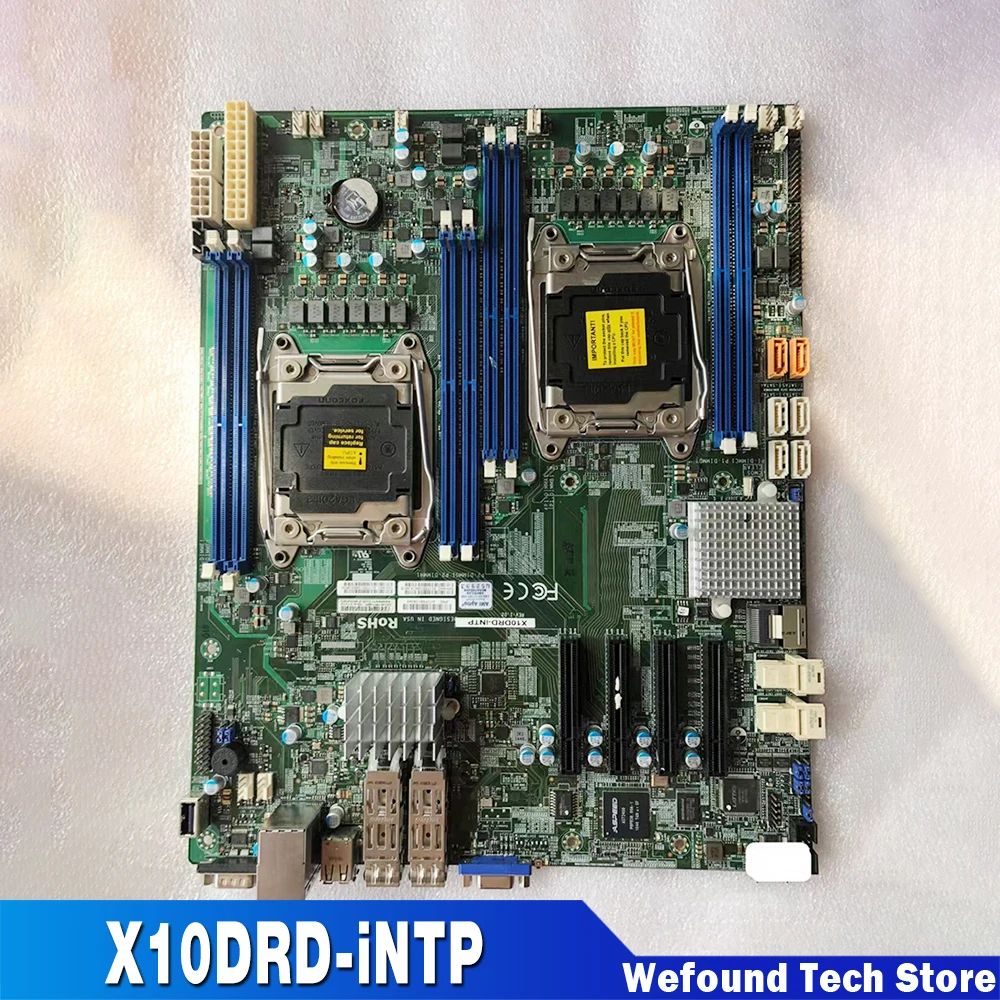 For Supermicro Motherboard E5-2600 v4/v3 Family Processor DDR4 LGA2011 X10DRD-iNTP