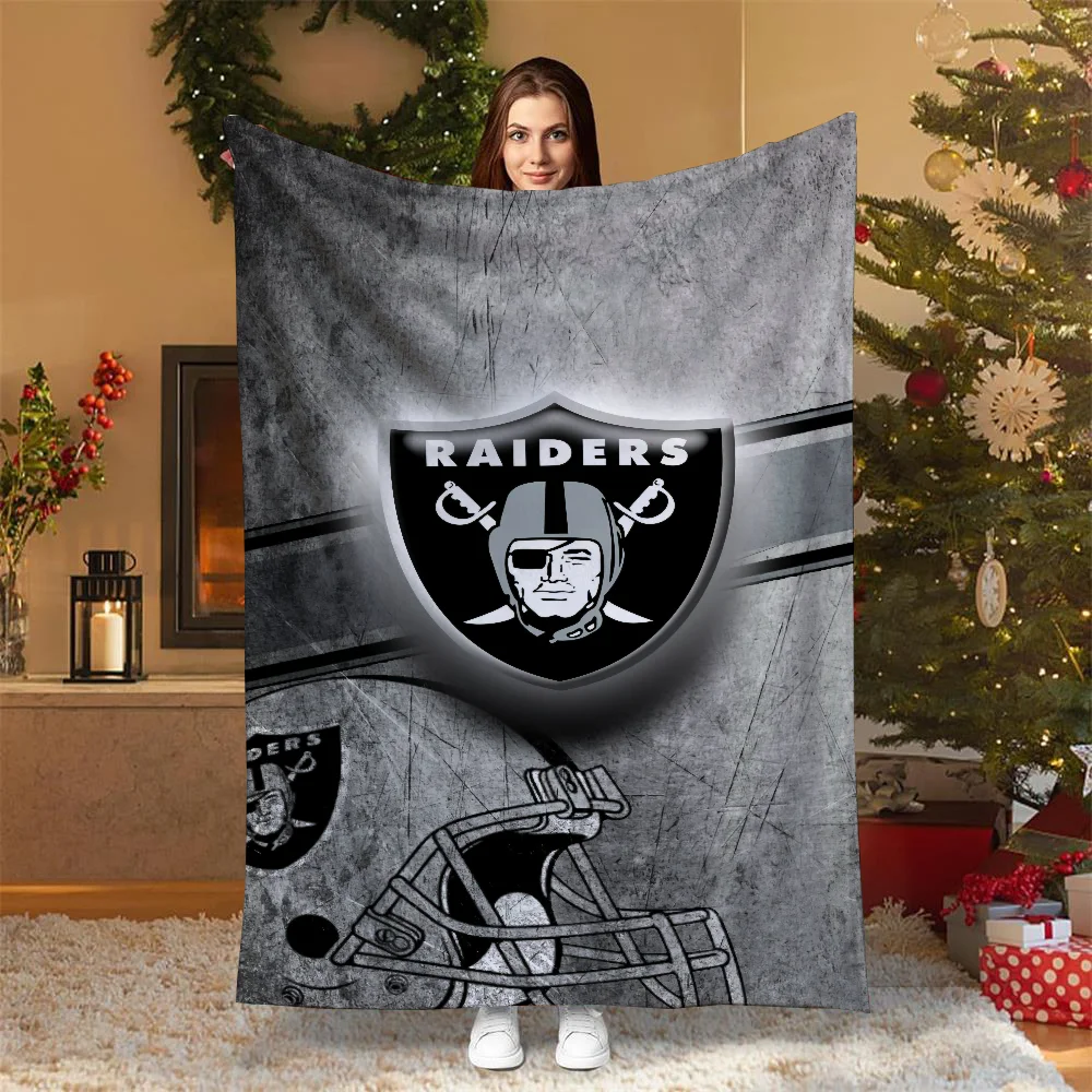 L-LasSVegas Raiders Microfiber Bedding Large Blanket for Sofa Decoration Designer Throw Blanket Luxury Blankets Cobija Plaid Nap