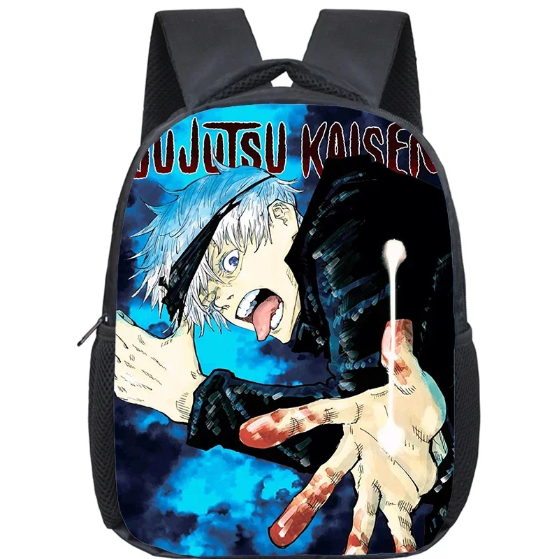 Ransel Anime Jujitsu Kaisen Tas Sekolah Kartun Gojo Satoru Tas Taman Kanak-kanak Ransel Anak Laki-laki Perempuan Tas Buku Anak Tahan Air Mochila