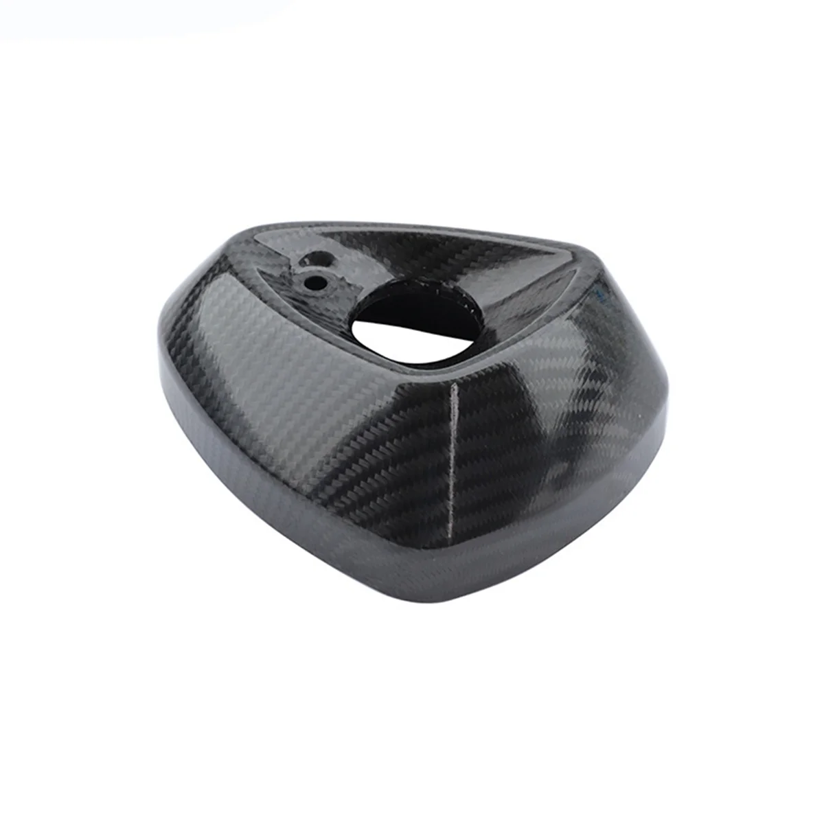 Carbon Fiber Motorcycl Exhaust Pipe Port Protector Heat Shield Guard Anti-Scalding Cover for GSX250R Any Year