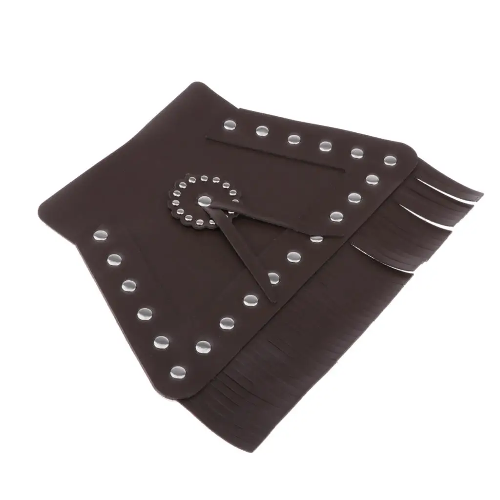 

Motorcycle PU Leather Fringed Rear Wheel Mud Flap Cover Replacement for Touring soft tail Universal
