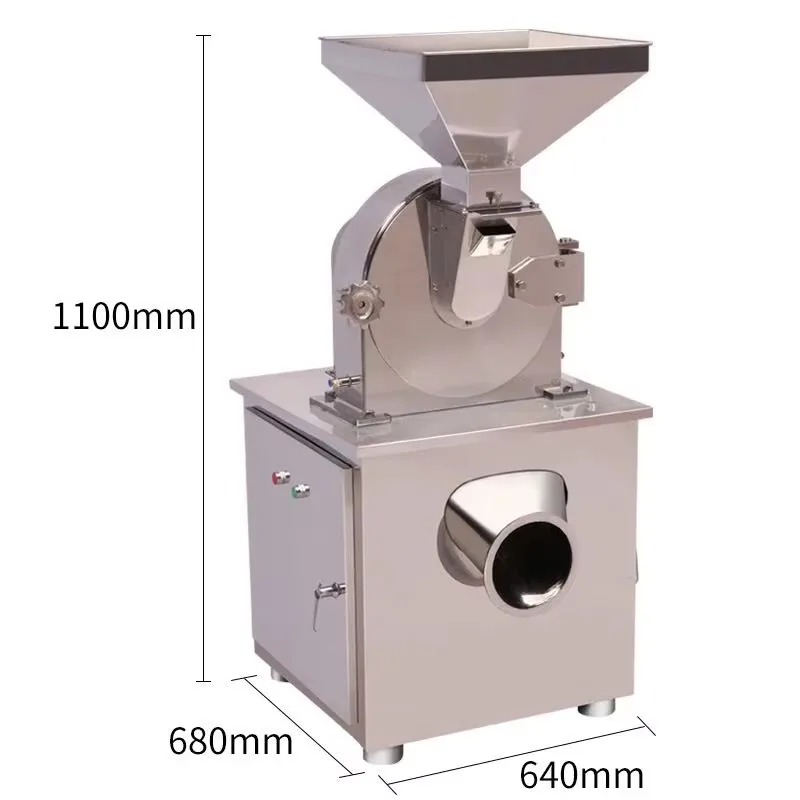 

Commercial Electric Dry Chilli Spice Pulverizer New Condition Turmeric Grain Milling Grinder Machine Motor Farm Industries