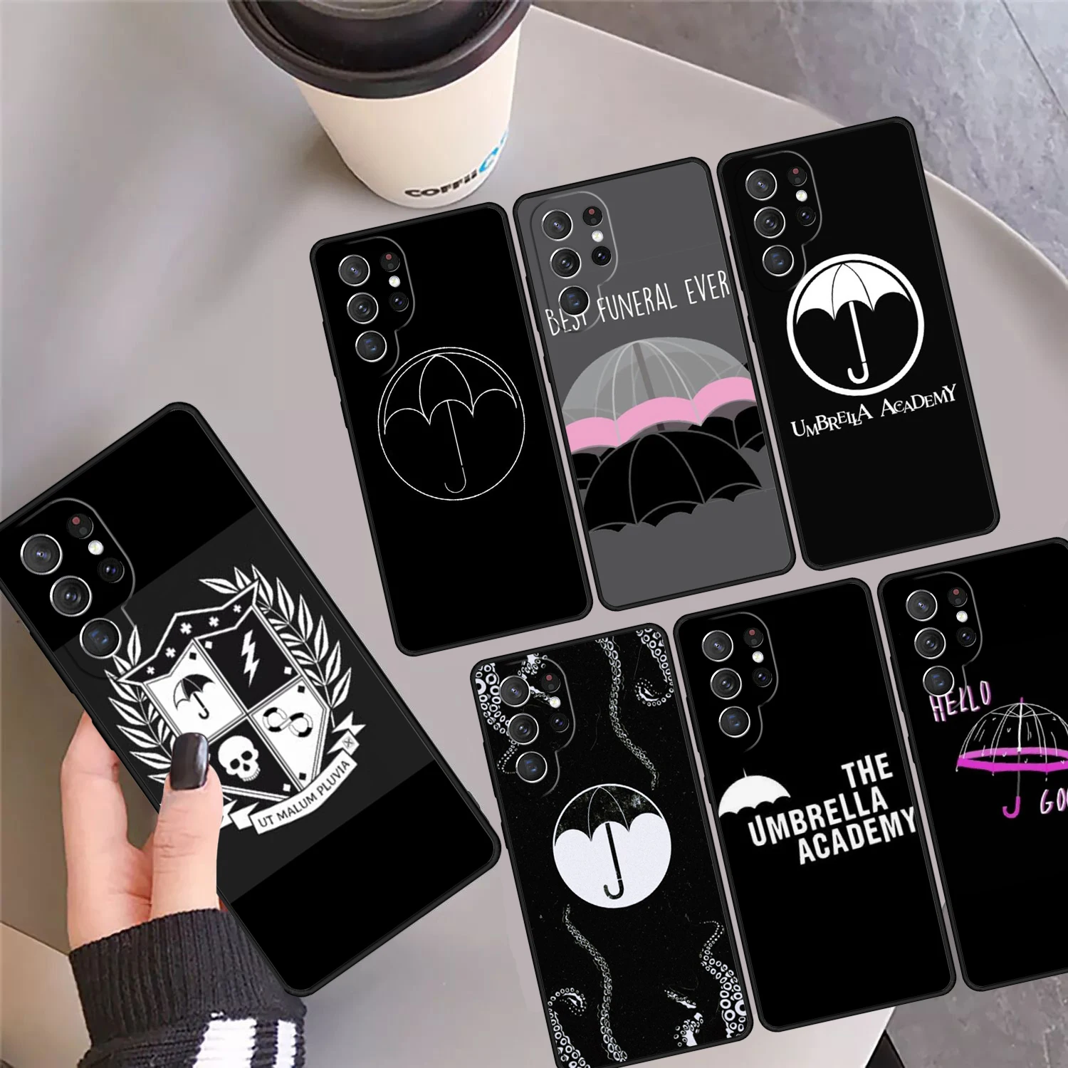 

Чехол для телефона с логотипом Umbrella Academy для Samsung Galaxy S24 S25 Ultra S23 S22 Plus S21fe Lite S20 Note 10 20 Pro