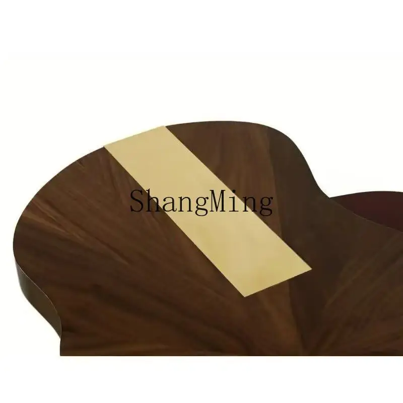 

FG creative special-shaped coffee table cloud pattern coffee table irregular tea table light luxury edge