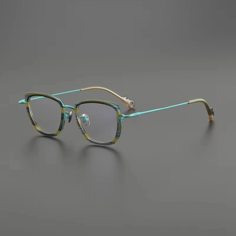 Top Quality Fashion Glasses Frame Women Promotion Rectangle Myopia Reading Prescription Lentes Eyeglasses Handmade Frame Eyewear