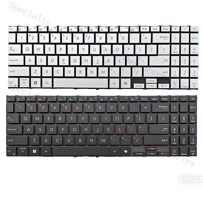 US Layout for ASUS Vivobook S15 Pro15 S5507QA S5506M M5506U S5507Q S5606S Laptop Keyboard