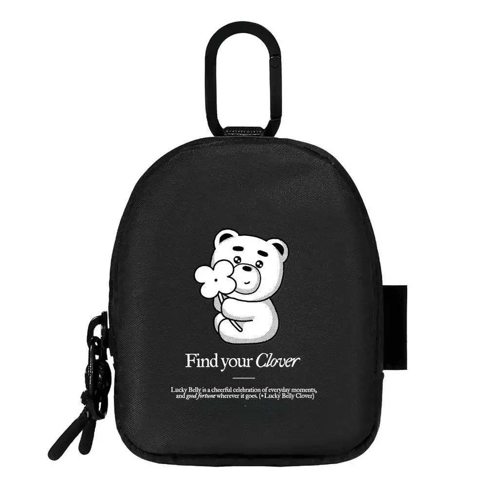 حقيبة تخزين صغيرة بسحاب إبداعي حافظة واقية لأجهزة AirPods Pro2 Pro 4 3 غطاء صندوق شحن لسماعات الأذن مع خطاف