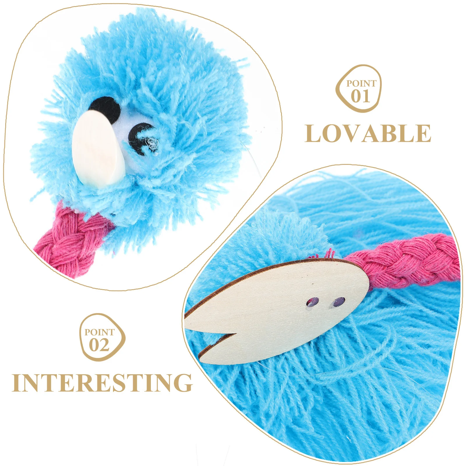 Marionetka Strusia Interaktywna Maskotka Zwierzęca Edukacyjna Zabawka dla Rodziców i Dzieci Ćwiczenia Palców Unikalna Marionetka