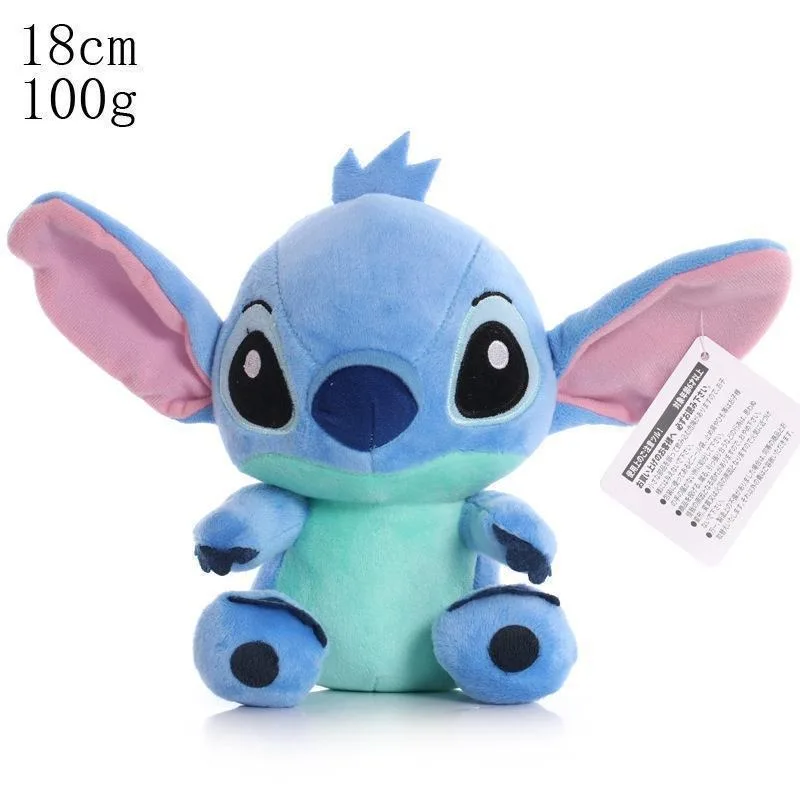 12cm-18cm Disney Cartoon Lilo & Stitch Plush Toys Children Sleep Pillow Kawaii Stitch Stuffed Toys Figure Decoration Gift