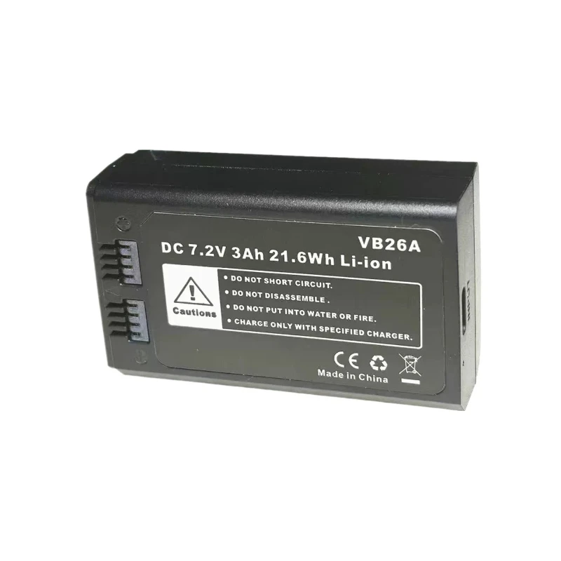 New VB26A 7.2V 21.6Wh 3000mAh Li-Ion Rechargeable Battery for Godox V1 AD100 PRO V860III High Quality Flash Replacement Battery
