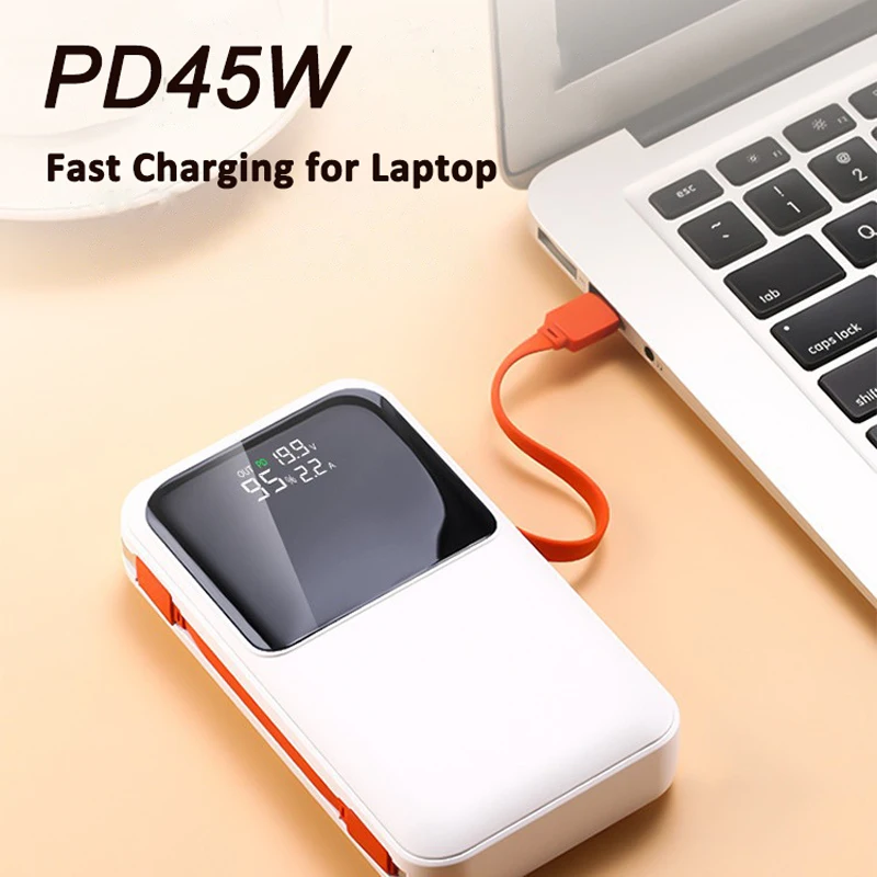 

Power Bank 20000mAh 45WPD Quick Charing 20000mAh PowerBank Type C External Battery Charger For iPhone 16 Xiaomi Laptop Poverbank