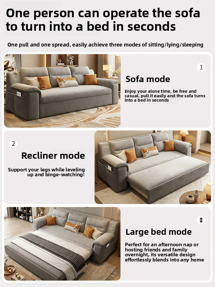 CX foldable bed dual-purpose sofa sofa bed that can sleep for a long time