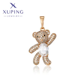 Xuping Jewelry New Fashion Style Moon Animal Shape Circular Gold Color Chain Necklace for Women Christmas Party Gifts X000724595