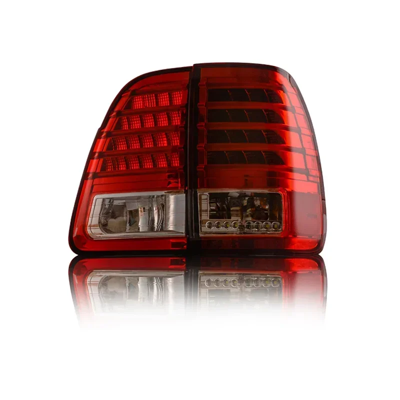 Car LED Taillights Rear Fog Lamps For Toyota Land Cruiser 100 FJ100 LC100 1998 - 2007 Tail Light Back Lamp Brake Light Reflector