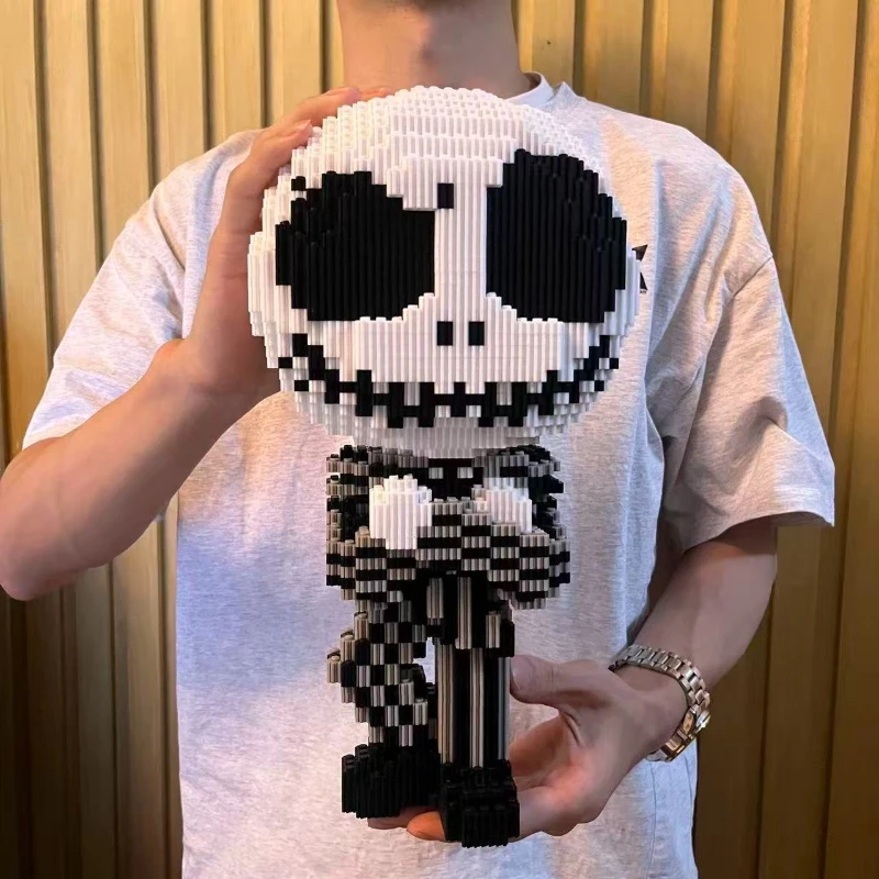 

Halloween Ghost Pumpkin Building Toy 3D Stereoscopic Model Desktop Decoration Halloween Gift Children's Building Toy