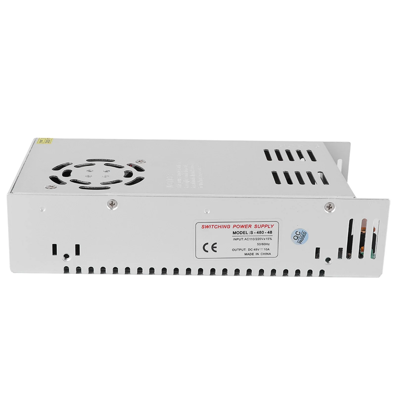 Switch Power Supply Driver Adapter Aluminum Alloy DC48V LED Screen Strip Light 3D PrinterS‑400‑48 AC110/220V±15%