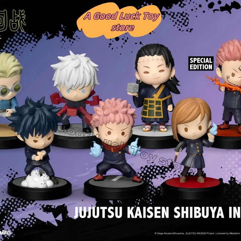 

Новый Jujutsu Kaisen Shibuya Incident Blind Box Yuji Itadori Satoru Gojo Suguru Geto Garage Kit Модная кукла Орнамент Игрушка Детский подарок