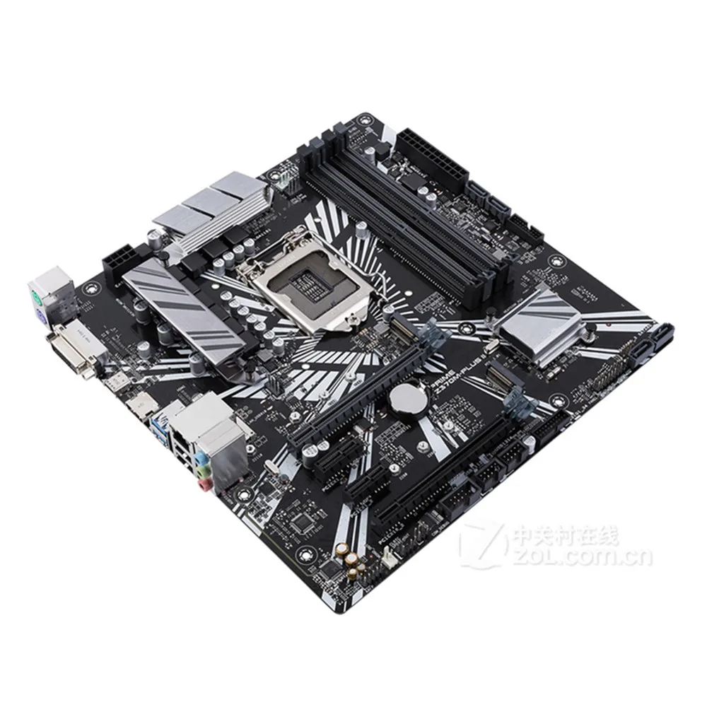 

For PRIME Z370M-PLUS II Motherboard 64GB USB3.1 USB2.0 HDMI DVI LGA 1151 DDR4 Micro ATX Z370 Mainboard 8 Generation