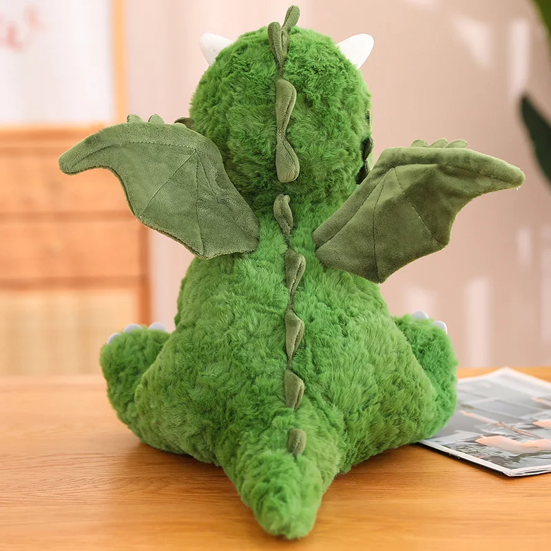 Uova di dinosauro creativo cuscino di peluche farcito morbido cartone animato drago bambola cuscino divertente uovo di dinosauro contenente piccolo