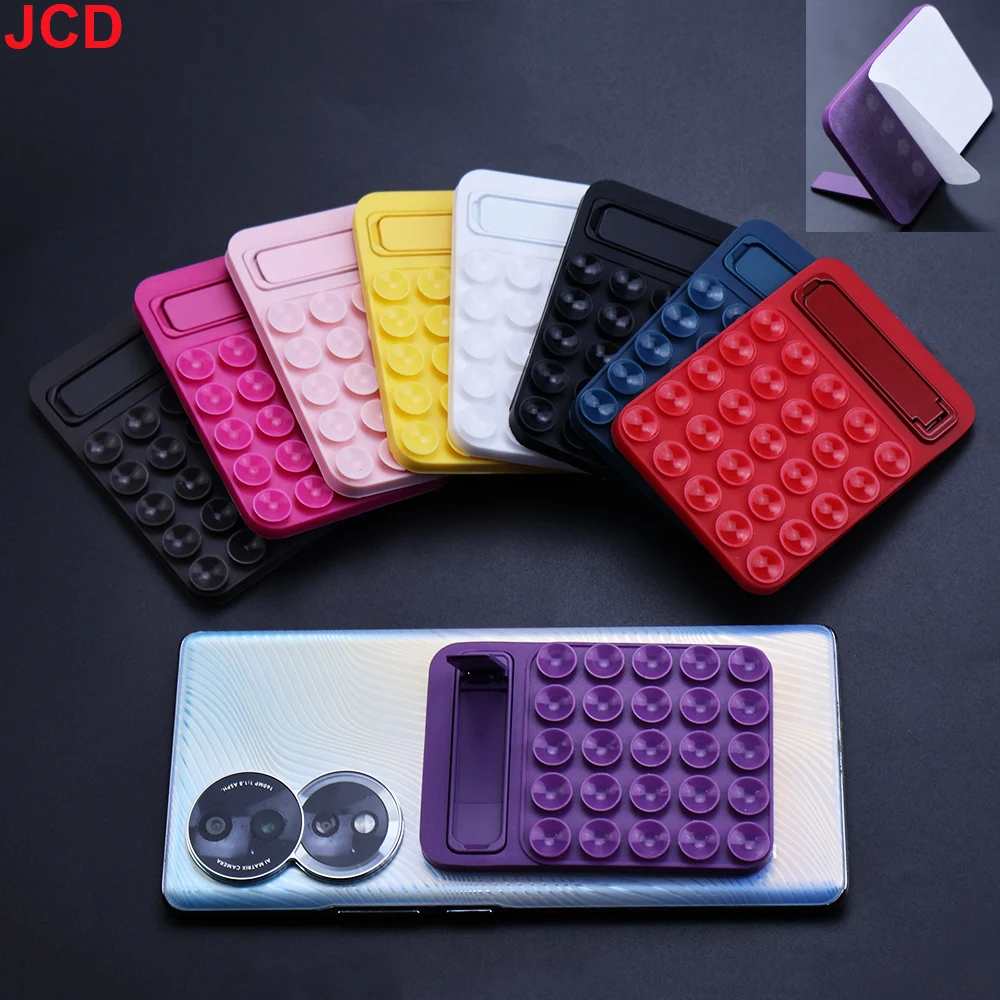 

Silicone Magnetic Suction Cup Phone Mount Mini Sticker Bracket Universal Mobile Phones Stand Hands-Free Mirror Cellphone Holde