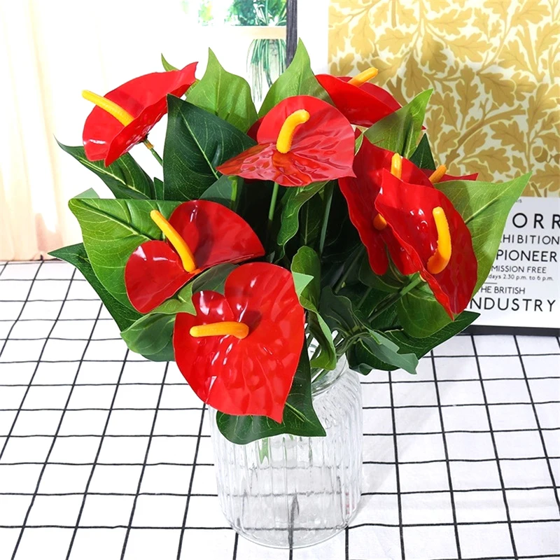 Conjunto de flores artificiais para decoração de casa, 1 conjunto, flor de seda falsa, plantas de simulação, bonsai, 35/55cm