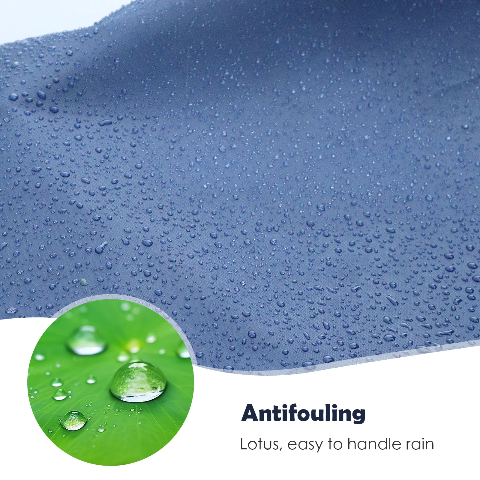 

Navy Blue Cycling Raincoat Bike Poncho Hooded Windproof Waterproof for Men Women Teens Scooter Wheelchair Bike Raincoat