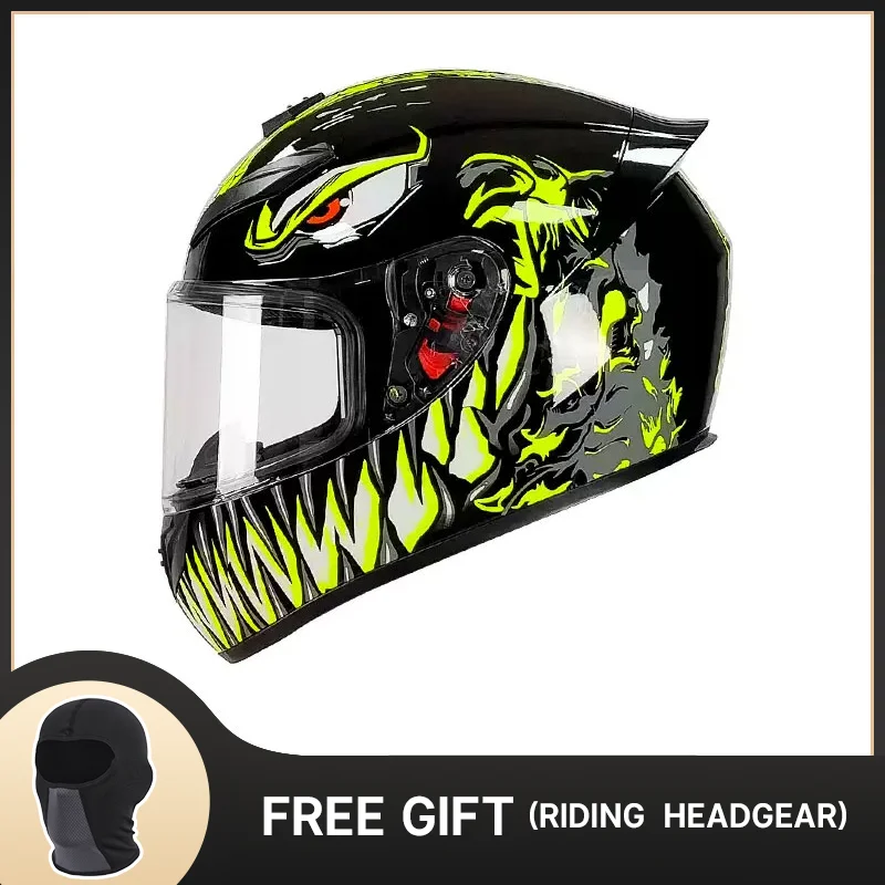 2024 Most Comfortable Motorcycle Full Face Helmet Flip Up Moto Racing Motocross Casco Para Motocicleta Certificado