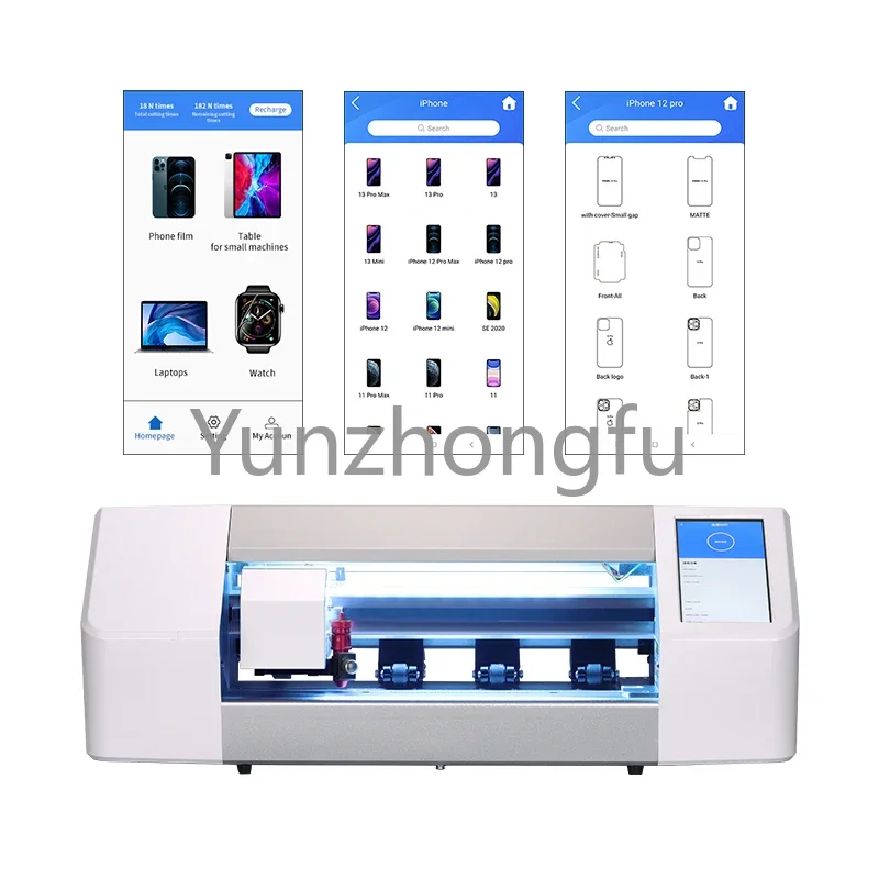 Mobile Smart Phone Hydrogel nano Liquid tpu Screen Protector Cutter Making Cutting Machine For Tablet Back Film