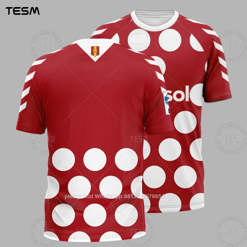 

New Football Jersey Men's Printed T-Shirt Children's Casual Sports Short-Sleeved Morning Exercise Running Outdoor Breathable Top