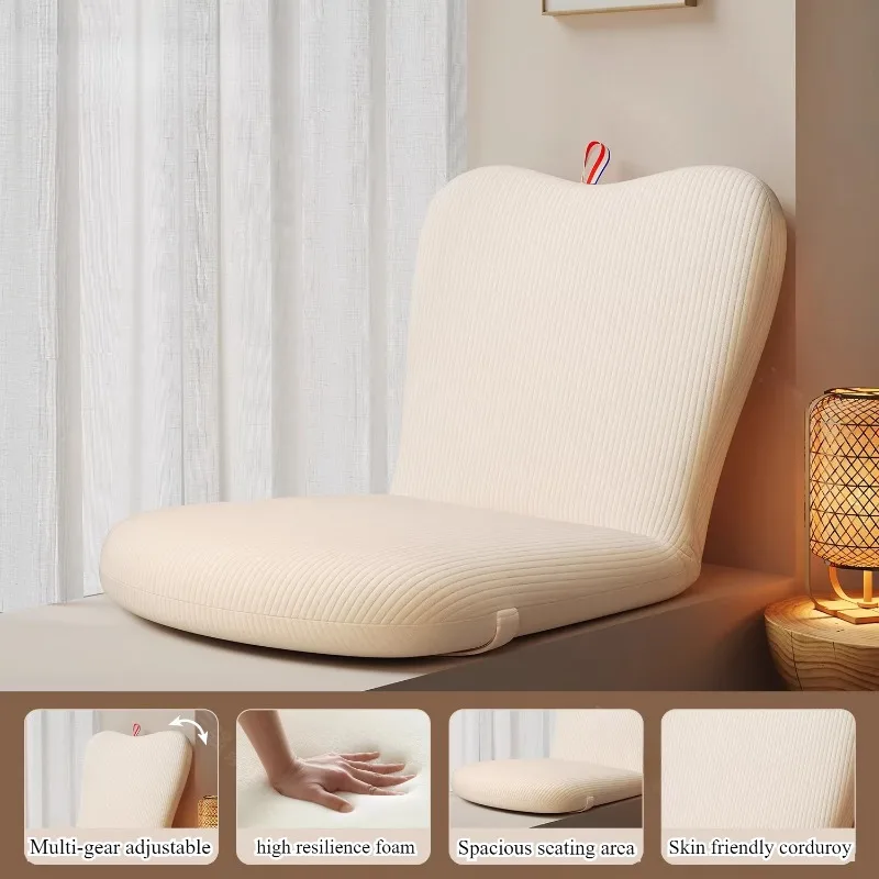 Lazy sofa seat cushion on the ground tatami bed backrest chair balcony bedroom children single small sofa seat image 2