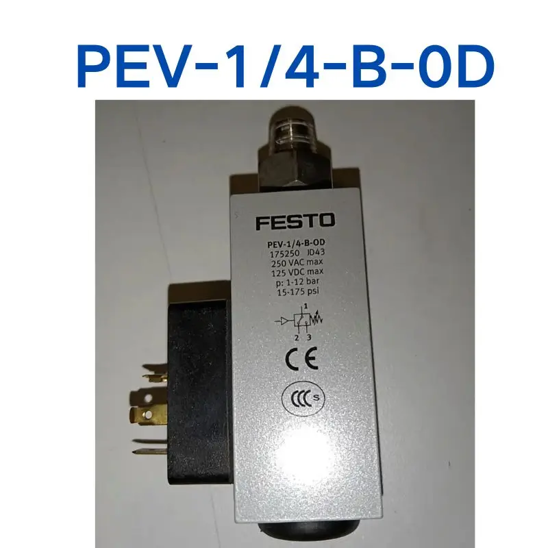 Used PEV-1/4-B-0D Electromagnetic valve pressure switch tested OK and shipped quickly