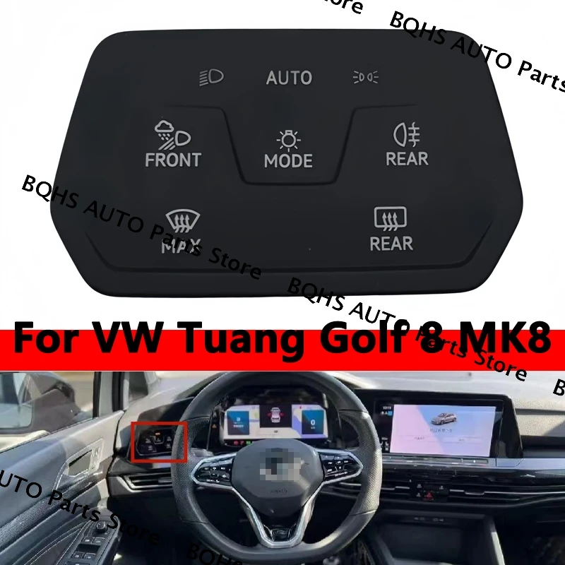 

Touch Screen Car Headlight Switch Fog Light Button OEM 5HG941193 For VW Tuang Golf 8 MK8