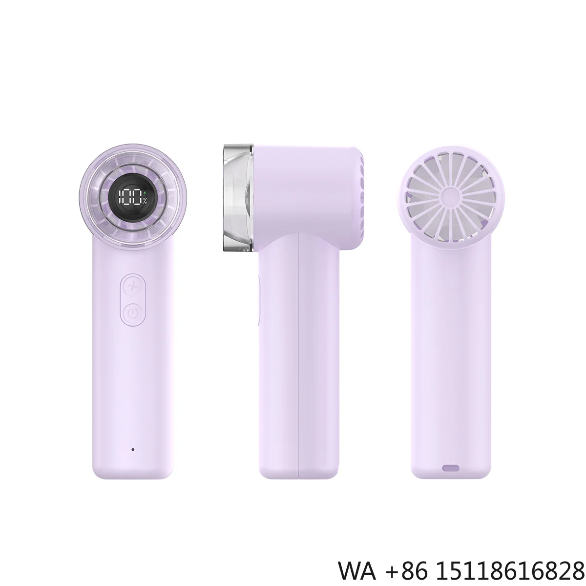 OEM ODM Handheld Plastic Mini Portable Fan USB Rechargeable Outdoor Car Hotel Use Bladeless Eco-Friendly 6-8 Hours Battery Life