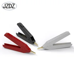 JZDZ Kelvin 91mm Alligator Clip Gold Plated Copper LCR Test Clip SMD LCR Metal Low Resistance for Precision Instrument J.60035