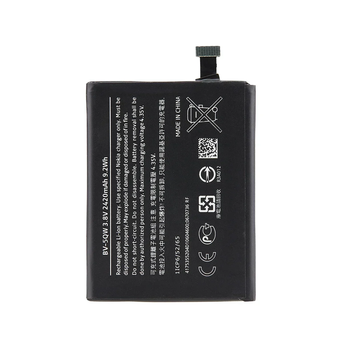 Original BV-5QW 2420mAh  Replacement Battery For Nokia Lumia 930 929 RM927 Lumia930 BV5QW Li-Polymer Batteries +Tools