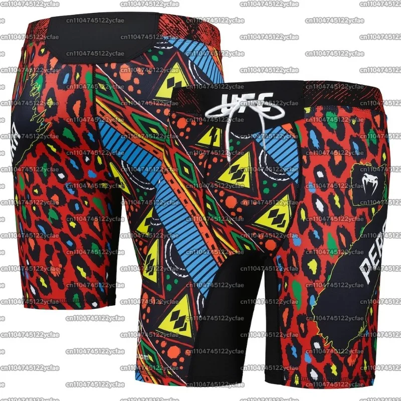 

Боксерские шорты UFC 2025 Pereira, летние дышащие шорты для бега для экстремальных видов спорта, мужские и женские уличные повседневные большие шорты с 3D принтом