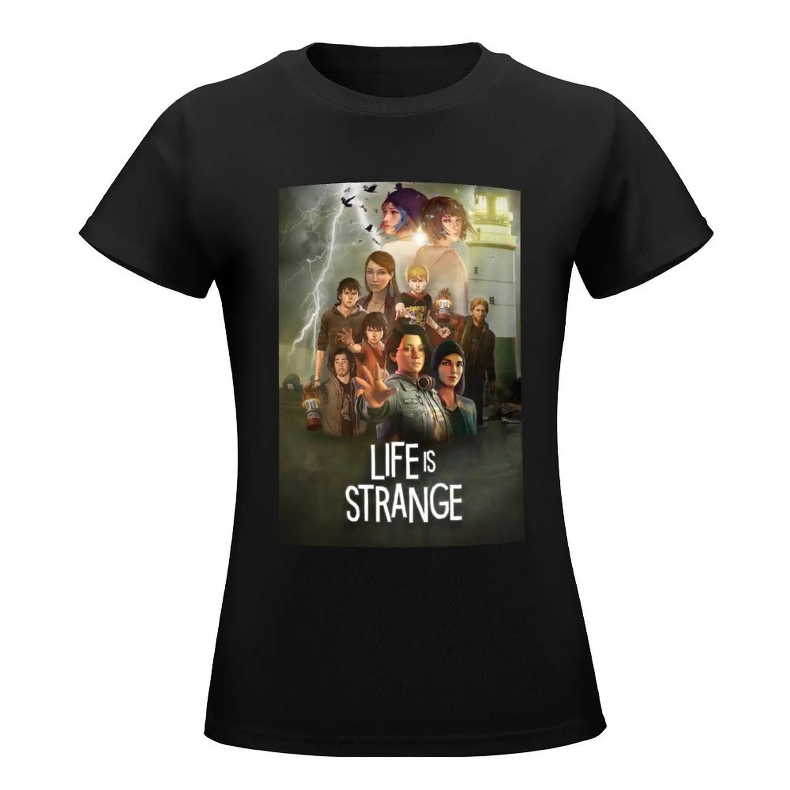 Life Is Strange Movie Poster T-Shirt Aesthetic clothing summer top aesthetic clothes tops western t shirts for Women