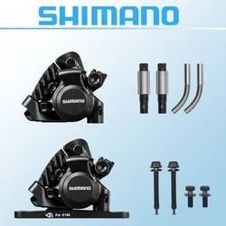 Shimano RS305 Brake Flat Mount Front Side Rear One Pair Mechanical Disc Brake For Road Bicycle Bike BR-RS305 Rear Caliper Black